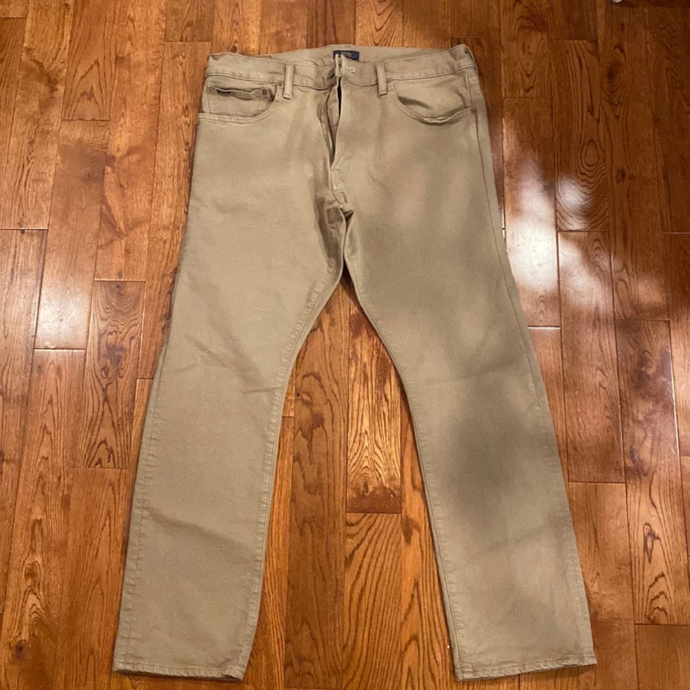 Polo Ralph Lauren Varick slim 36 / 30 tan jeans